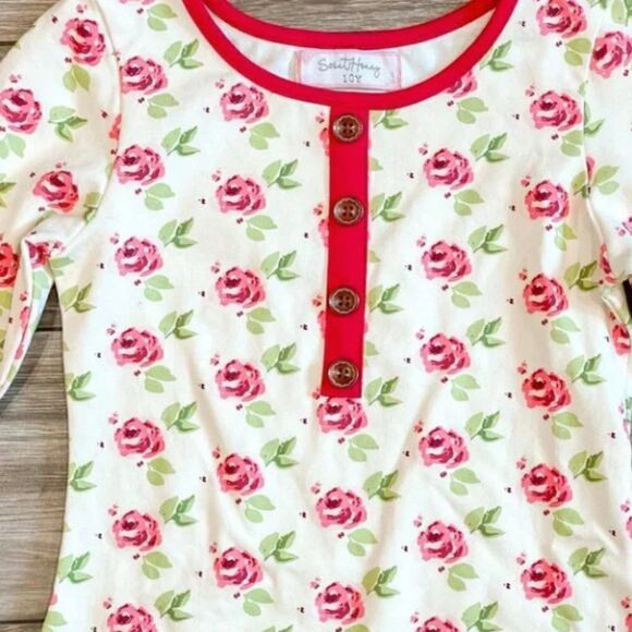 NEW! SweetHoney Rose Print Bodysit, Size 10Y - Picture 2 of 4
